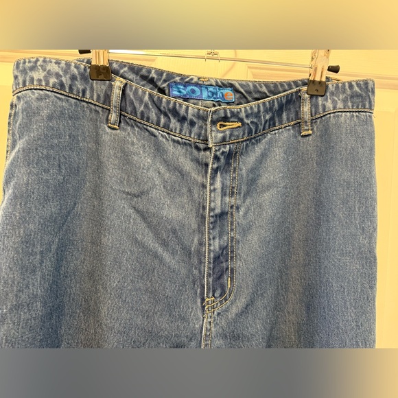 So Blue 100% Lyocell Tencel Blue Jeans Hi Rise Buttery Soft Size 14 - Picture 8 of 11